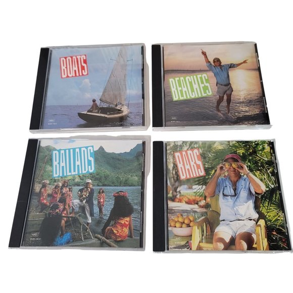 Jimmy Buffett Boats, Beaches, Bars & Ballads CD 4 Discs Box Set With Book collec - Picture 6 of 6